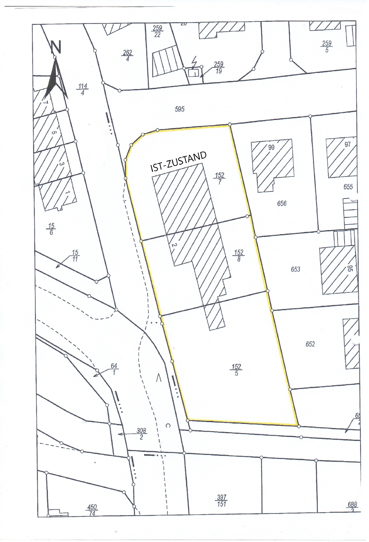 Lageplan IST-ZUSTAND