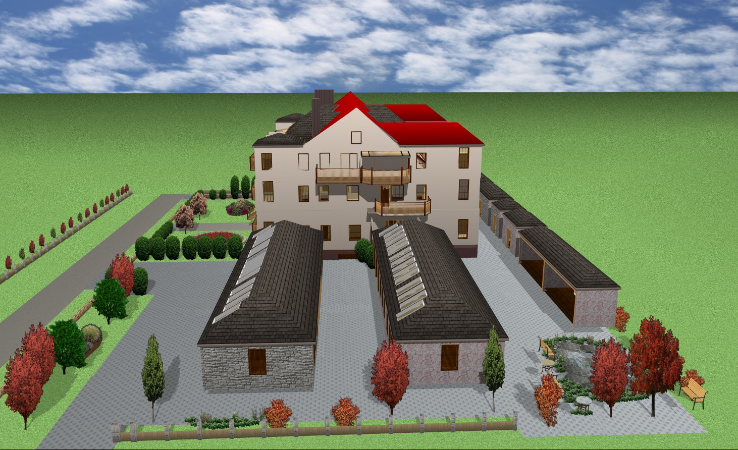 VOGELPERSPEKTIVE  - SÜDEN